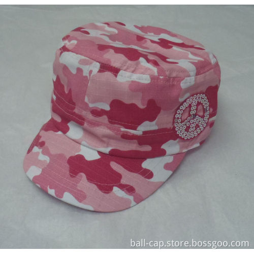 women fashional military cap hat